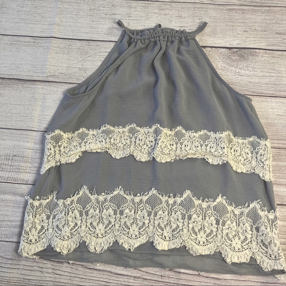 LOFT Lace Halter Top